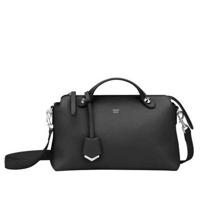 FD BY THE WAY MEDIUM LEATHER BOSTON BAG BLACK 20CM 8BL1461D5F0GXN
