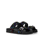 LV X TAKASHI MURAKAMI BOM DIA FLAT COMFORT MULE BLACK 1AGXUB