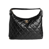 CC MAXI HOBO BAG BLACK 19CM