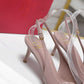 VO GARAVANI PAPIER PHALÈNE SLINGBACK PUMPS PINK
