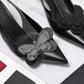 VO GARAVANI PAPIER PHALÈNE SLINGBACK PUMPS BLACK