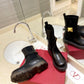 VL GARAVANI ONE STUD BEATLE BOOT IN CALFSKIN BLACK