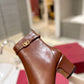 VL GARAVANI TAN GO ANKLE BOOT IN CALFSKIN LEATHER BROWN