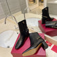 VL GARAVANI ROCKSTUD NAPPA ANKLE BOOT BLACK 1W2S0FH5NAP 0NO