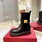 VL GARAVANI ONE STUD BEATLE BOOT IN CALFSKIN BLACK
