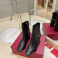 VL GARAVANI ROCKSTUD NAPPA ANKLE BOOT BLACK 1W2S0FH5NAP 0NO