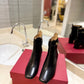 VL GARAVANI TAN GO ANKLE BOOT IN CALFSKIN LEATHER BLACK 3W2S0GZ2ATZ 0NO