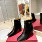 VL GARAVANI TAN GO ANKLE BOOT IN CALFSKIN LEATHER BLACK 3W2S0GZ2ATZ 0NO