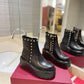 VL GARAVANI UNIQUEFORM CALFSKIN ANKLE BOOT BLACK 1W2S0CS0MMD 0NO