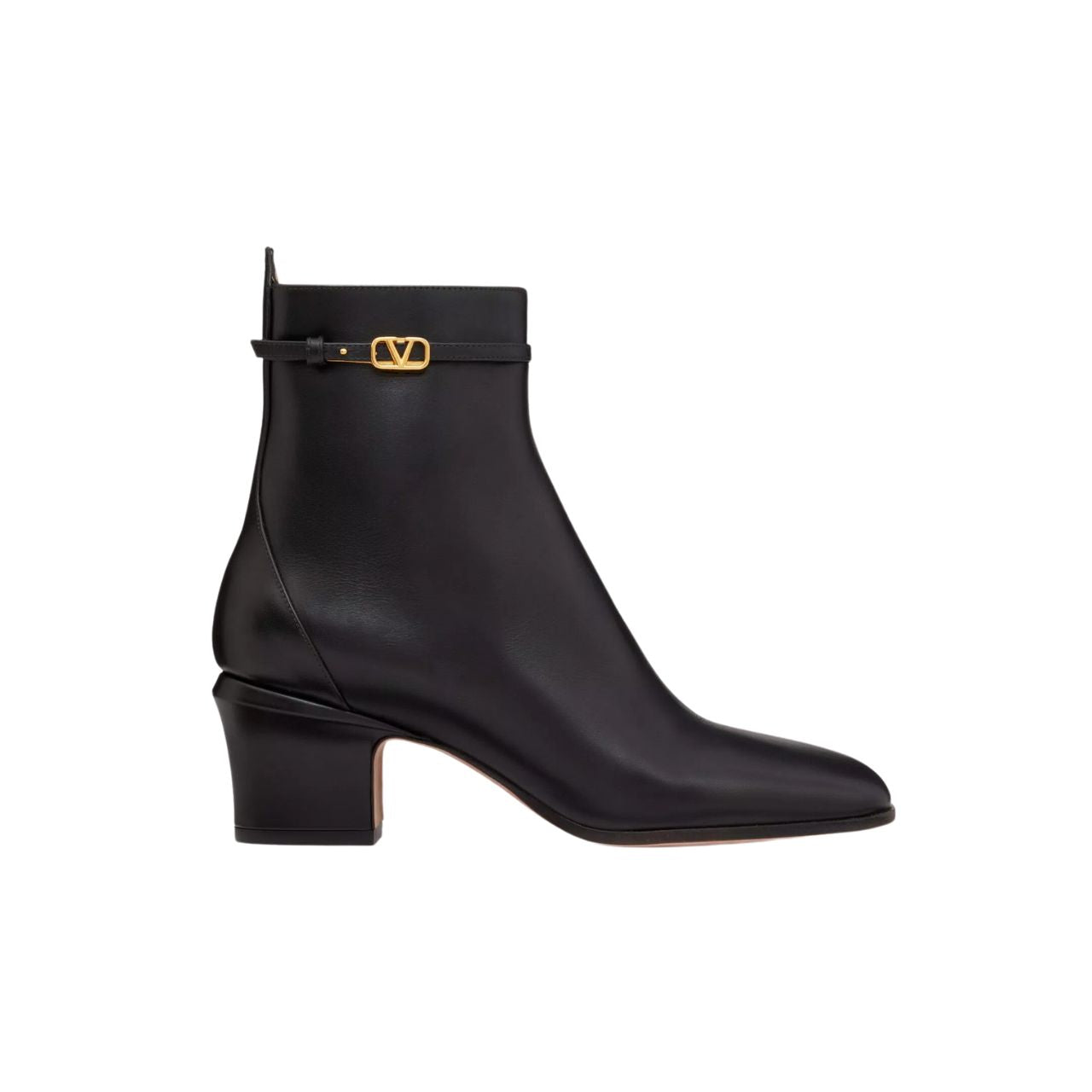VL GARAVANI TAN GO ANKLE BOOT IN CALFSKIN LEATHER BLACK 3W2S0GZ2ATZ 0NO