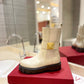 VL GARAVANI ONE STUD BEATLE BOOT IN CALFSKIN LIGHT IVORY 2W2S0FY1KUM I16