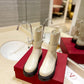 VL GARAVANI ONE STUD BEATLE BOOT IN CALFSKIN LIGHT IVORY 2W2S0FY1KUM I16