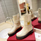 VL GARAVANI ONE STUD BEATLE BOOT IN CALFSKIN LIGHT IVORY 2W2S0FY1KUM I16
