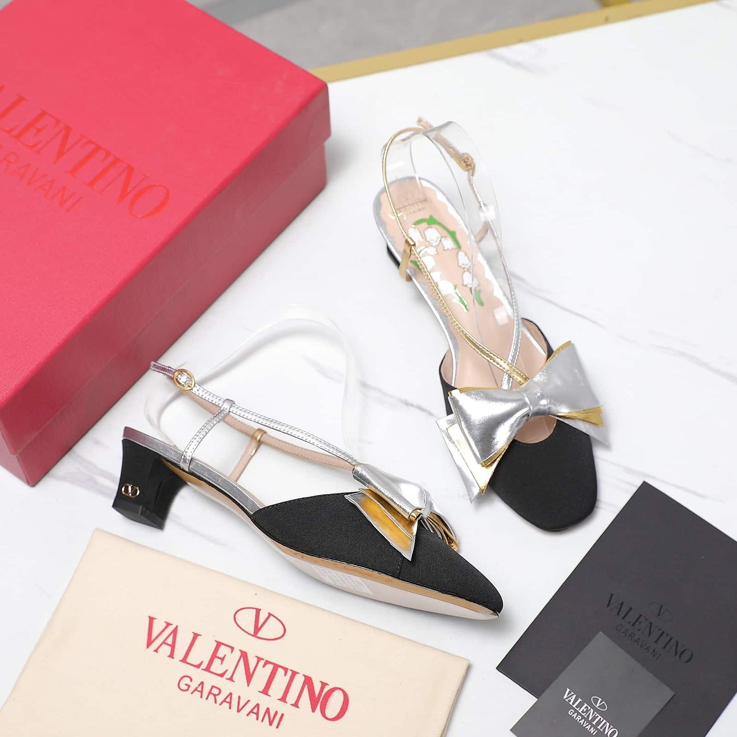 VO BOWOW SLINGBACK PUMPS BLACK 6W2S0LB6QLJ R1V