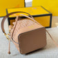 FD MON TRESOR CANVAS BAG WITH FF EMBROIDERY 23CM
