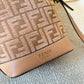FD MON TRESOR CANVAS BAG WITH FF EMBROIDERY 23CM