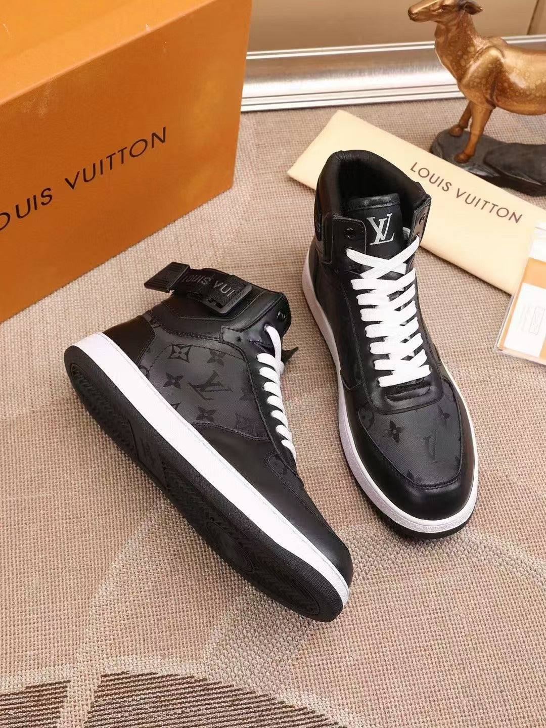 LV Rivoli High Top Sneaker Black