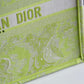 DIR1286 Book Tote grass green big size 36.5CM 41.5CM Embroidery LOGO