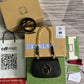 GC 724645 subaxillary bag 21cm black Leather