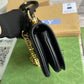GC 724645 subaxillary bag 21cm black Leather