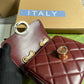 GC 741457 Deco Small size shoulder bag 18cm crimson
