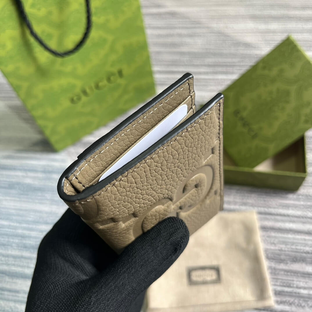 GC739478 wallet 12cm grey Free shipping