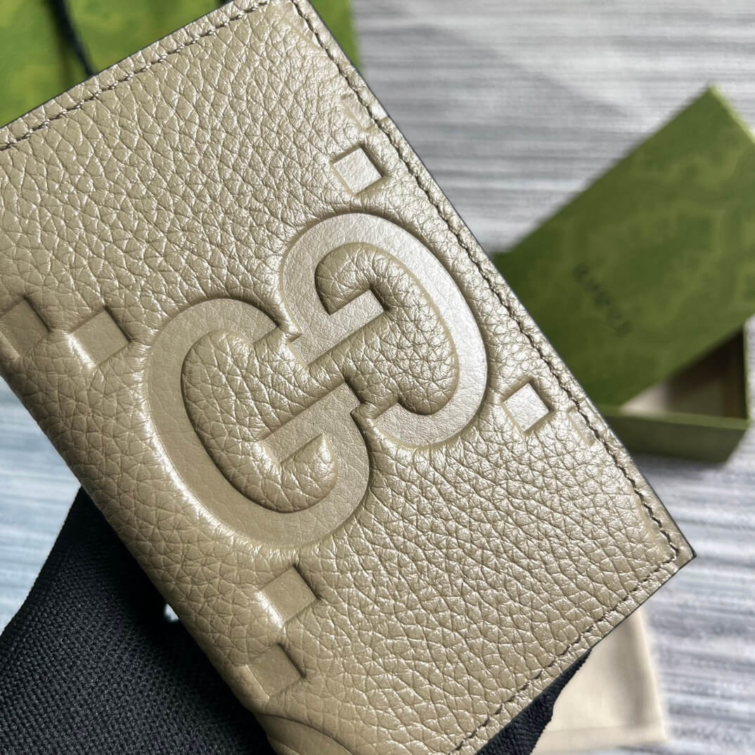 GC739478 wallet 12cm grey Free shipping