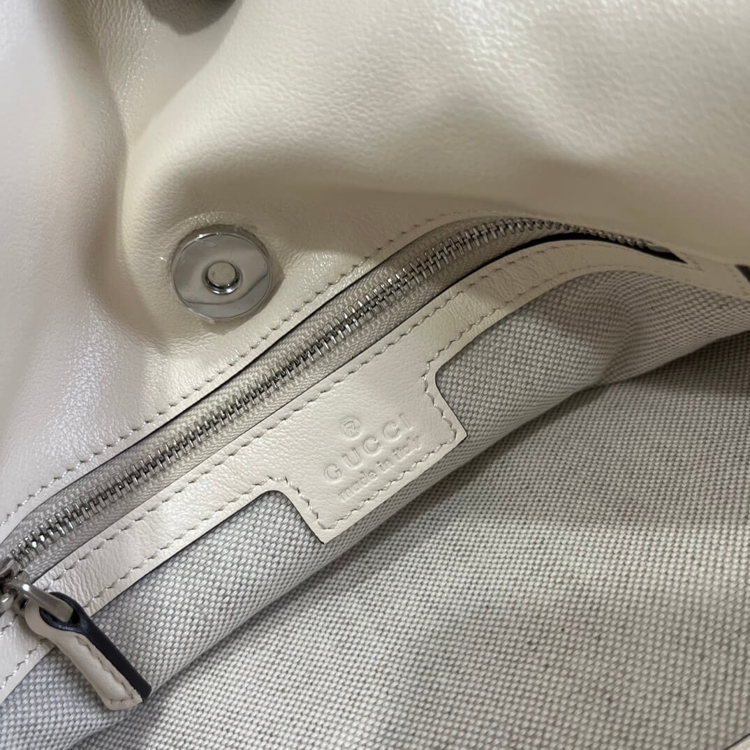 GC751518 Blondie Handbag 24cm white leather Free shipping