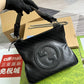 GC751518 Blondie Handbag 24cm black leather Free shipping