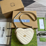 GC751628 shoulder bag shoulder bag 20cm dirty white Free shipping