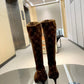DD WOMEN'S GG KNEE-HIGH BOOT BROWN