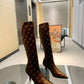 DD WOMEN'S GG KNEE-HIGH BOOT BROWN