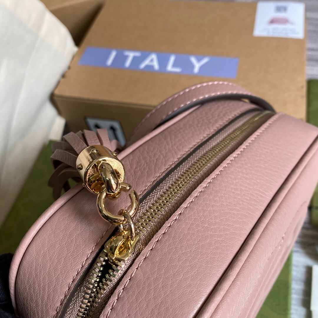 GG 308364 cross body bags 22CM Nude Pink Free shipping