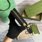 GG 449391 Marmont black 19cm Small G embossed cowhide