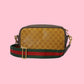 GG 702427 adidas x cross body bags shoulder bag Leather brown 25CM