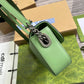 GG 739722 Petite GG cross body bags 21cm light green Leather