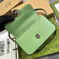 GG 739722 Petite GG cross body bags 21cm light green Leather