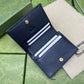 GC 456126 GG Pure cowhide wallet black short design