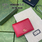 GG Pure cowhide wallet red short design