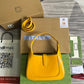 GG636709 subaxillary bag 28cm yellow cowhide