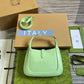 GG637091 Handbag subaxillary bag 19cm light green cowhide