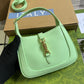 GG637091 Handbag subaxillary bag 19cm light green cowhide