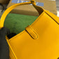 GG637091 Handbag subaxillary bag 19cm yellow cowhide
