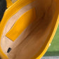 GG637091 Handbag subaxillary bag 19cm yellow cowhide