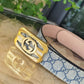 GC BELT Cowhide leather white gold buckle wide 3.8cm Popular belt