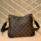 M45353 ODÉON PM monogram black shoulder bag cross body bags 28CM