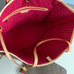 Neverfull M41178 monogram ROSE inside MM Damier Azur Bag Damier GHW  d