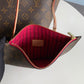 Neverfull M41178 monogram ROSE inside MM Damier Azur Bag Damier GHW  d