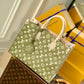 ONTHEGO MONOGRAM EMPREINTE MM TOTE BAG SPRING IN THE CITY M46060 green/grey