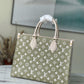 ONTHEGO MONOGRAM EMPREINTE MM TOTE BAG SPRING IN THE CITY M46060 green/grey